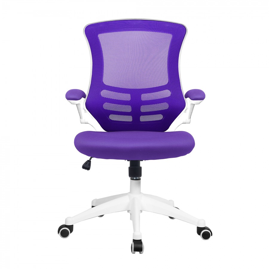 Luna White Mesh Designer Office Chair